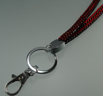 Cliphanger Lanyard Bling Red